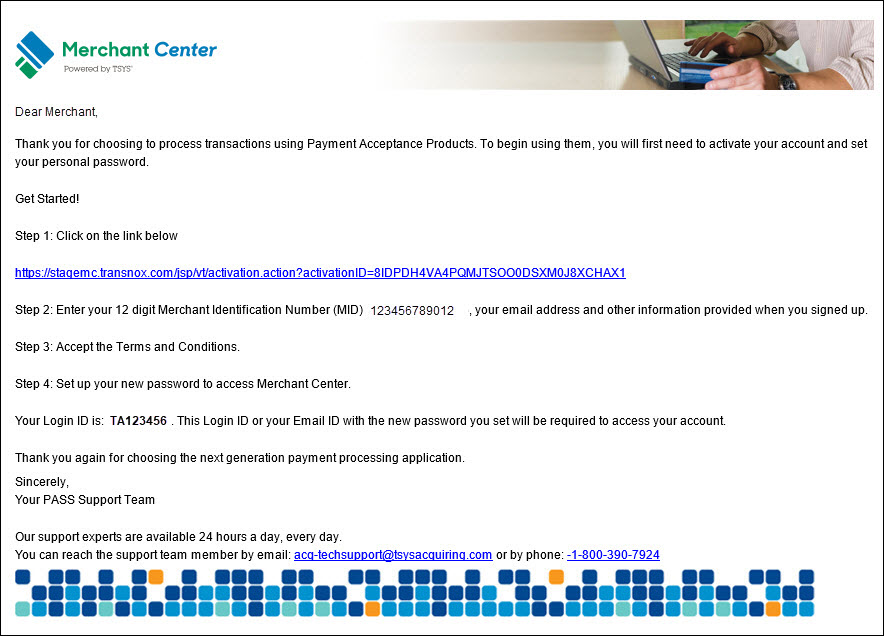 Welcome Email